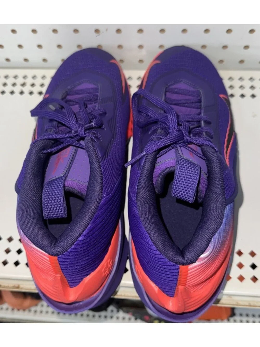 Nike GT Jump Academy Wild Grape Bright Crimson Mens Basketball Shoes Size 10